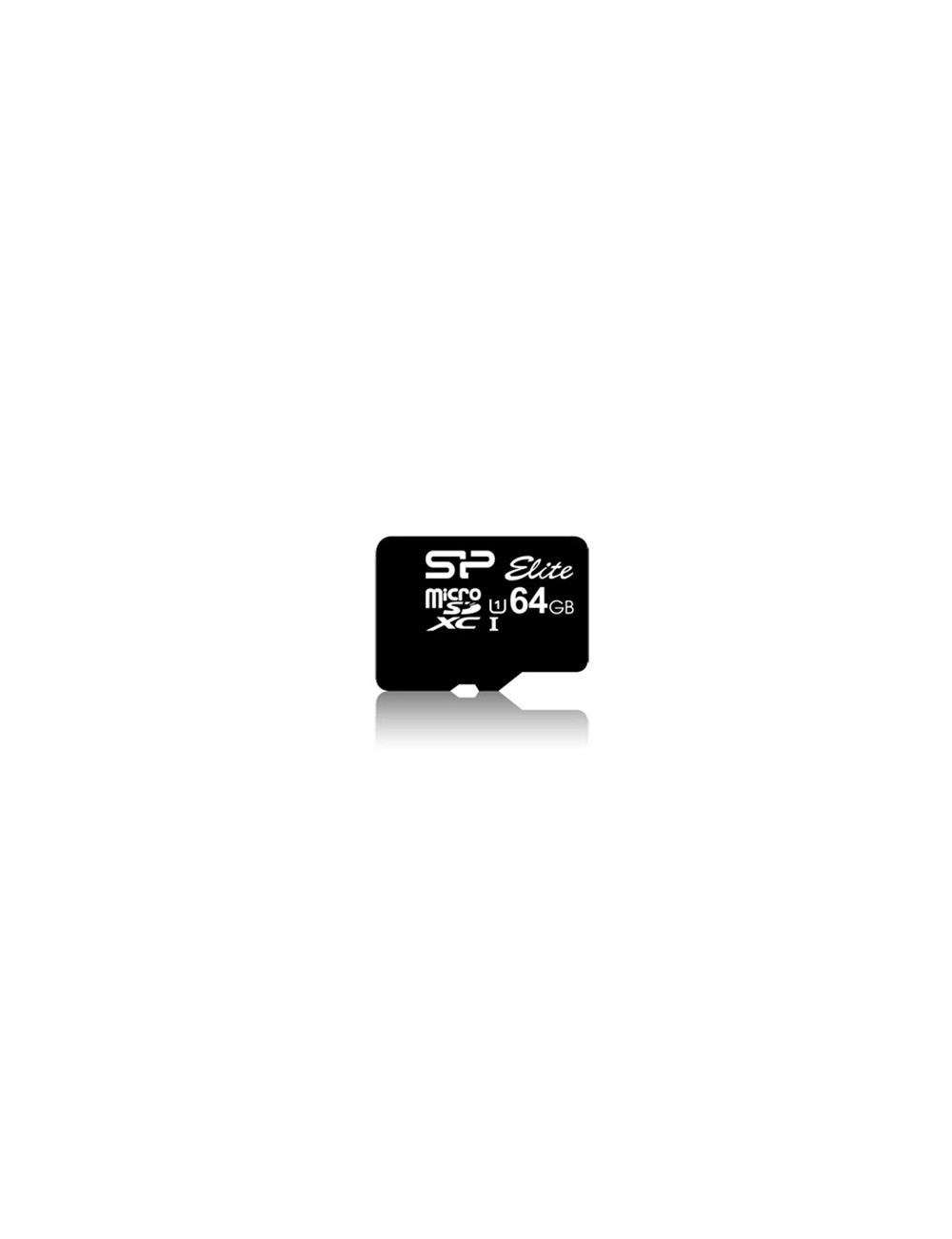 Silicon Power Elite UHS-I 64 GB, MicroSDXC, Flash memory class 10, SD adapter