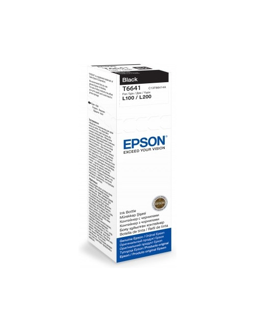 Epson T6641 Ink bottle 70ml Ink Cartridge, Black