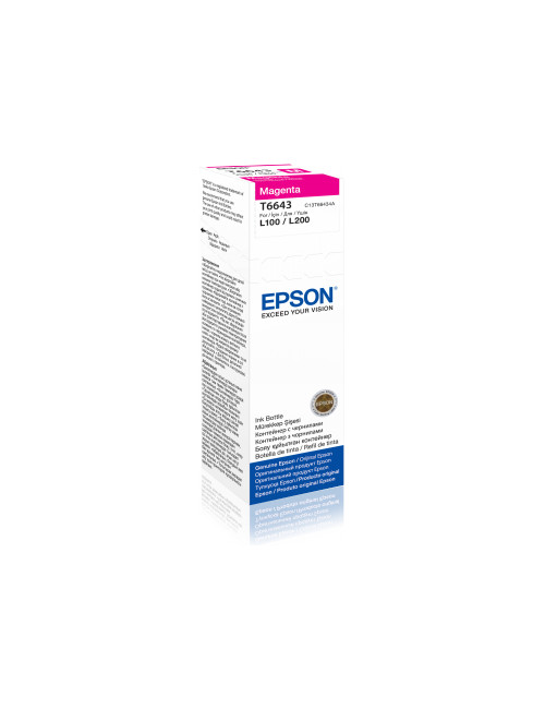 Epson T6643 Ink bottle 70ml Ink Cartridge, Magenta