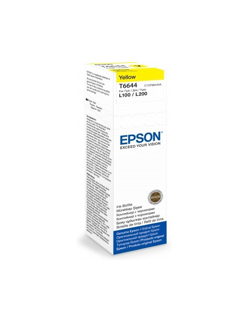 Epson T6644 Ink bottle 70ml Ink Cartridge, Yellow