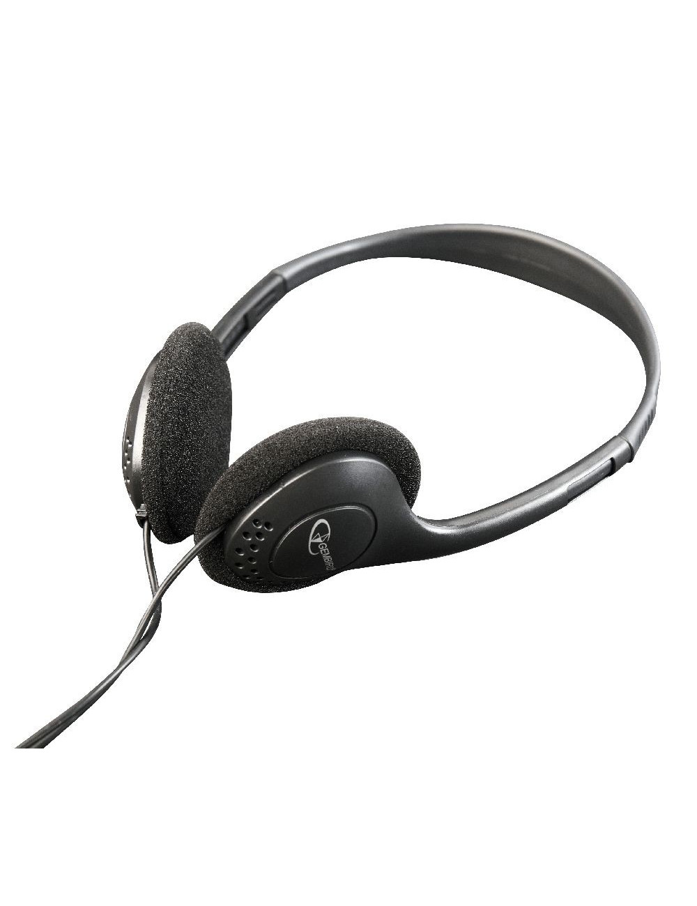 Gembird MHP-123 Stereo headphones with volume control 3.5 mm, Black,