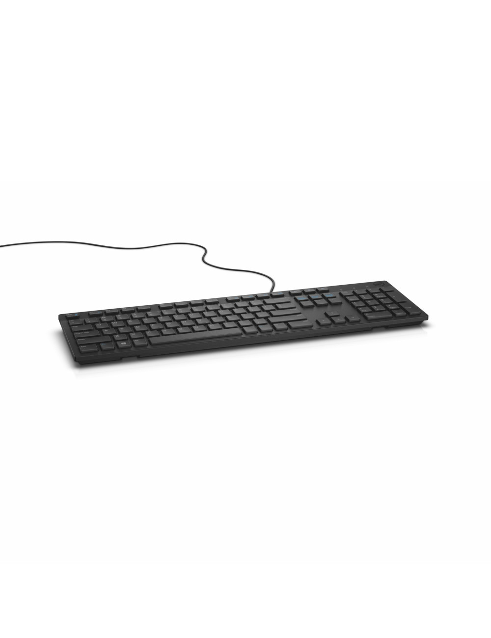 Dell KB216 Standard, Wired, Chiclet style, RU, Black, Numeric keypad,