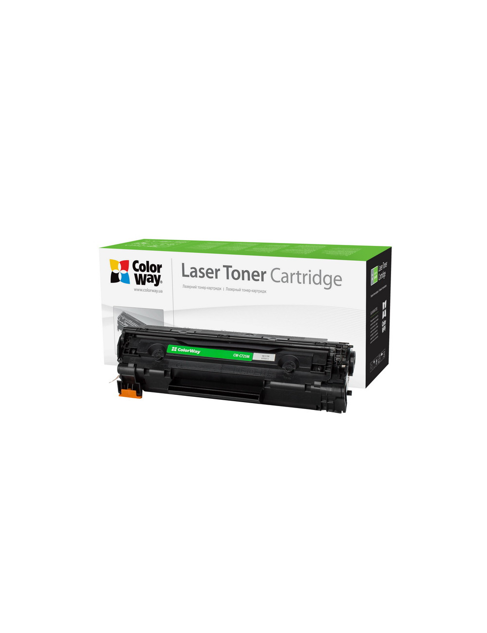 ColorWay Econom toner cartridge for Canon:725, HP CE285A ColorWay Econom Toner Cartridge, Black