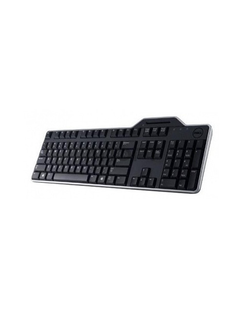 Dell KB-813 Smartcard keyboard, Wired, with smart card reader, RU, Black