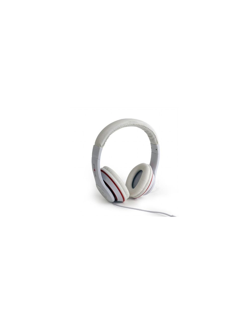 Gembird MHS-LAX-W Stereo headset "Los Angeles" Wired, On-Ear, Microphone, White, 3.5 mm, White