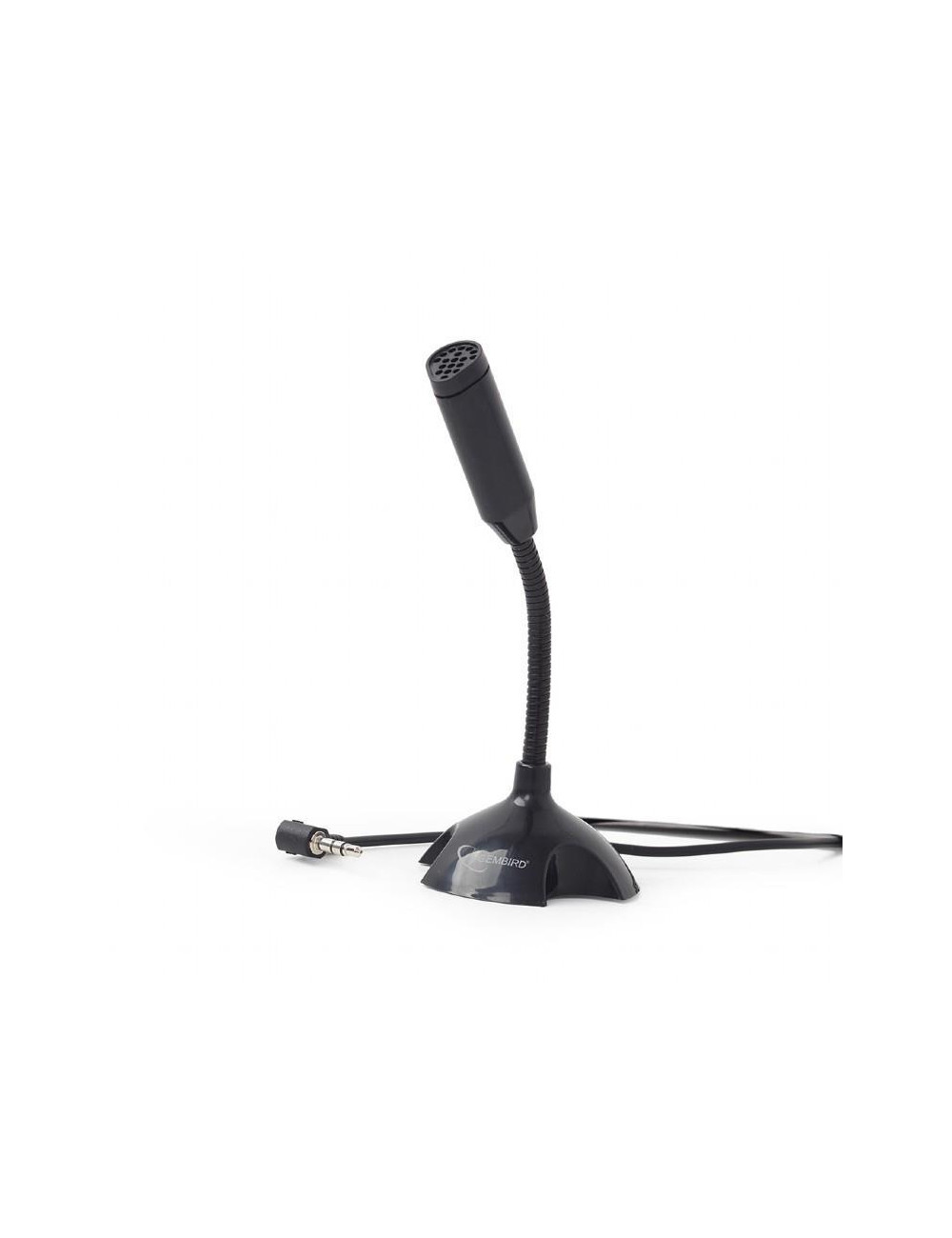 Gembird Desktop microphone MIC-D-02 3.5 mm, 3.5 mm audio plug, Black
