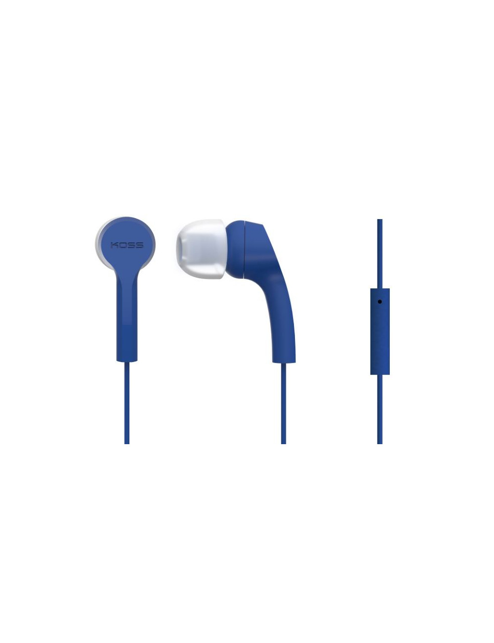 Koss Headphones KEB9iB In-ear, 3.5mm (1/8 inch), Microphone, Blue,