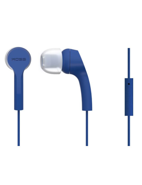 Koss Headphones KEB9iB In-ear, 3.5mm (1/8 inch), Microphone, Blue,