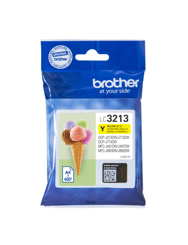 Brother LC3213Y Ink Cartridge, Yellow