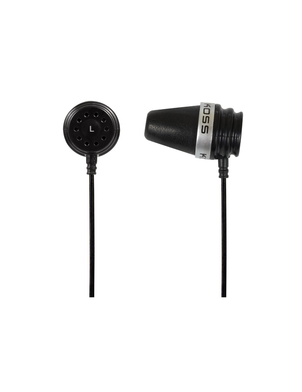 Koss Headphones Sparkplug In-ear, 3.5 mm, Black, Noice canceling,