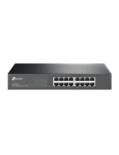 TP-LINK Switch TL-SG1016DE Web Managed, Rack Mountable, 1 Gbps (RJ-45) ports quantity 16