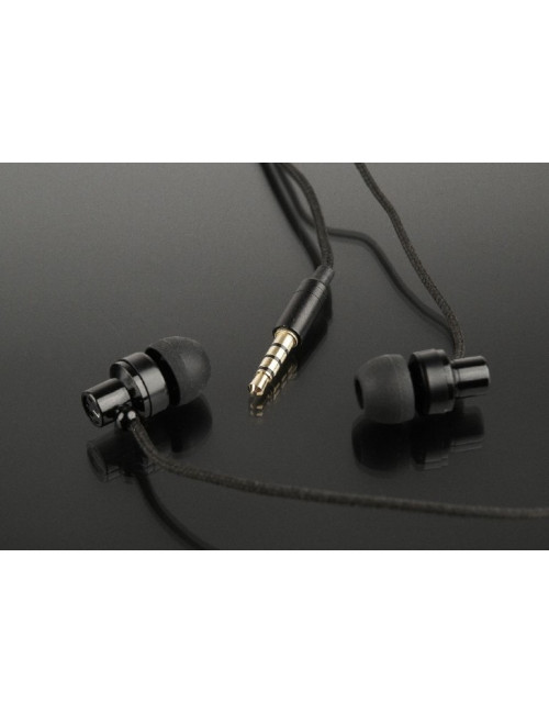 Gembird Metal earphones with microphone "Paris" 3.5 mm, Black, Built-in microphone