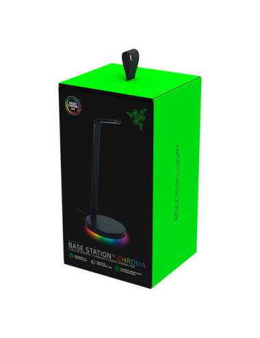 Razer Black, Base Station V2 Chroma, Aluminum