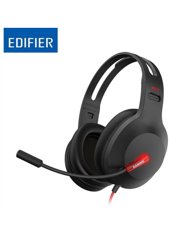 Edifier Gaming Headset G1 Over-ear, Microphone, Black