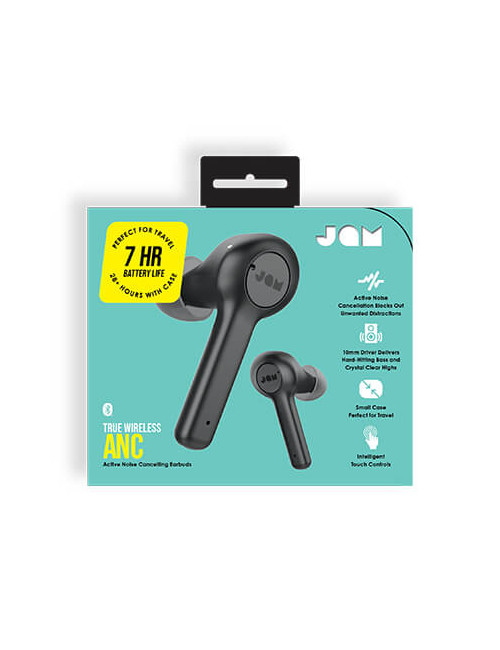 Jam Earbuds TWS ANC Wireless in-ear, Bluetooth, Black