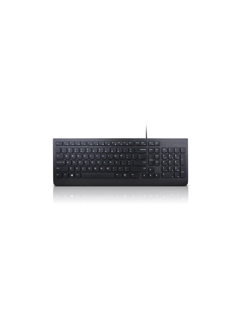 Lenovo Essential Wired Keyboard - US Euro Black