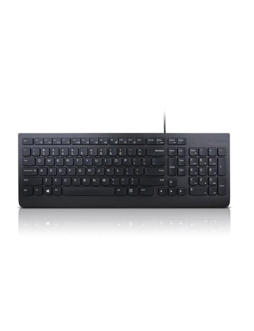 Lenovo Essential Wired Keyboard - US Euro Black