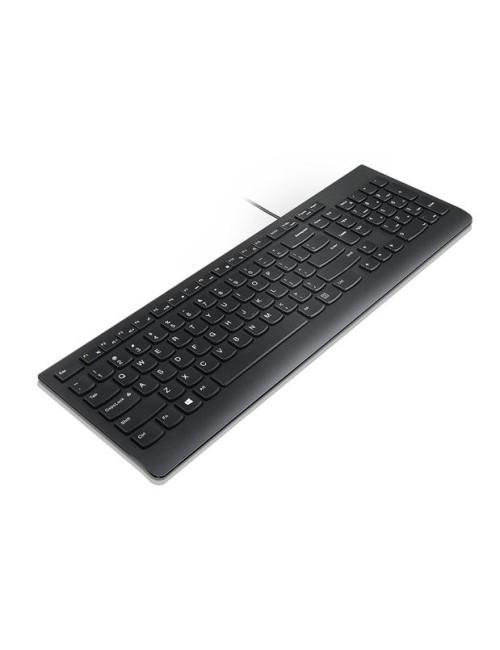 Lenovo Essential Wired Keyboard - US Euro Black