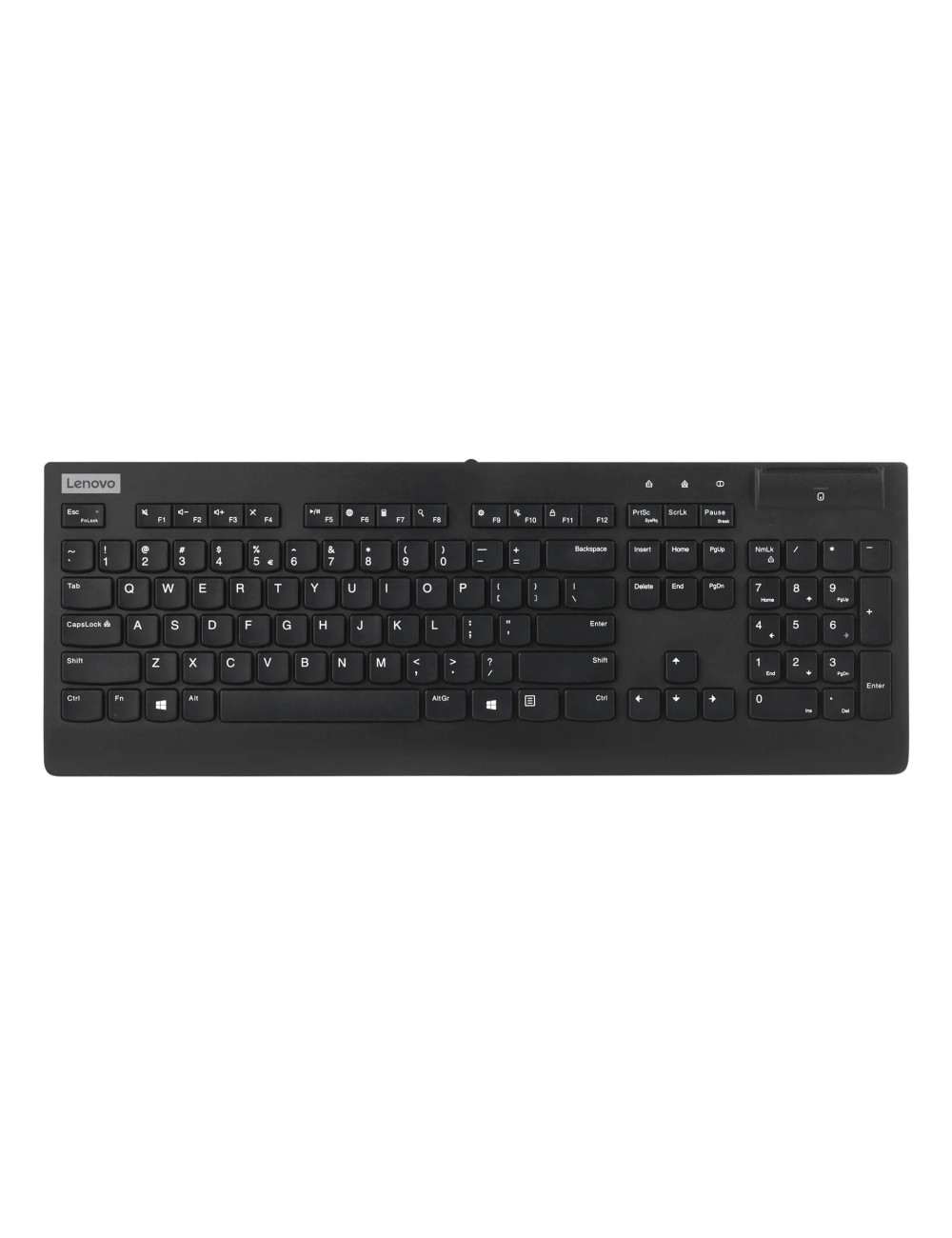 Lenovo Keyboard II Smartcard Black, USB