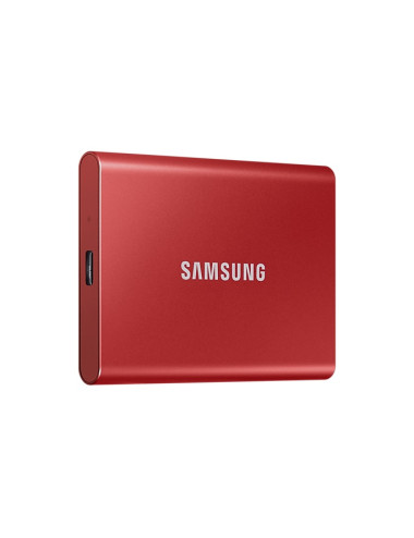 Samsung Portable SSD T7 1000 GB, USB 3.2, Red