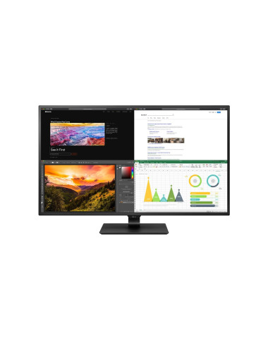 LG Monitor 43UN700P-B 42.5 ", IPS, UHD, 3840 x 2160, 16:9, 8 ms, 400 cd/m , 60 Hz, HDMI ports quantity 4