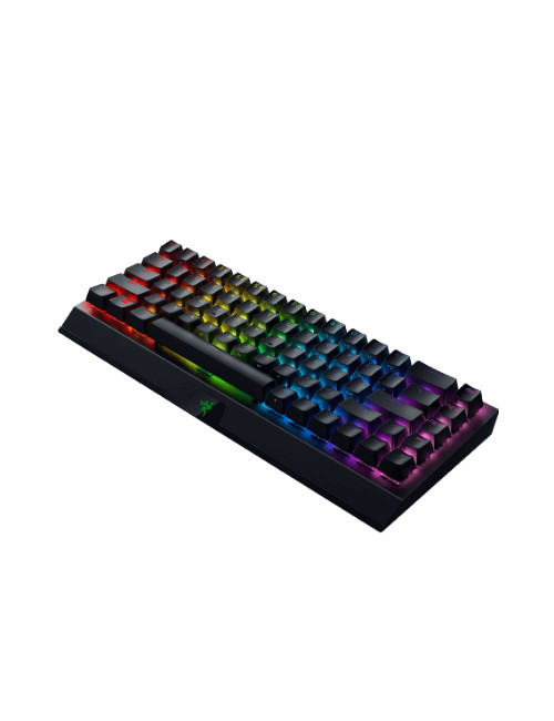 Razer BlackWidow V3 Mini HyperSpeed Mechanical Gaming Keyboard, RGB LED light, US, Wireless, Black, Yellow Switch