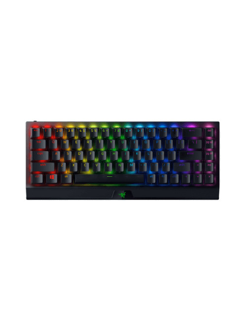 Razer BlackWidow V3 Mini HyperSpeed Mechanical Gaming Keyboard, RGB LED light, US, Wireless, Black, Yellow Switch