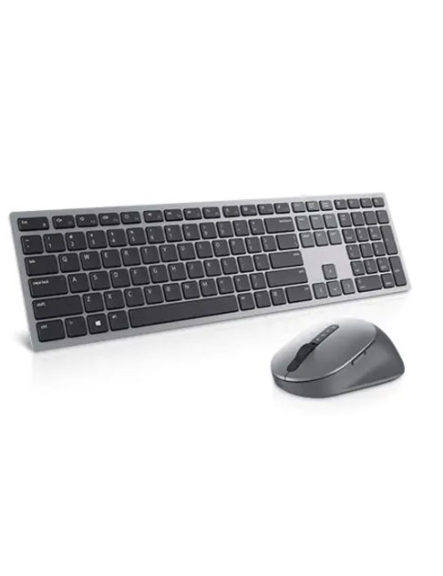 Dell Premier Multi-Device Keyboard and Mouse KM7321W Wireless, Batteries included, US, Titan grey