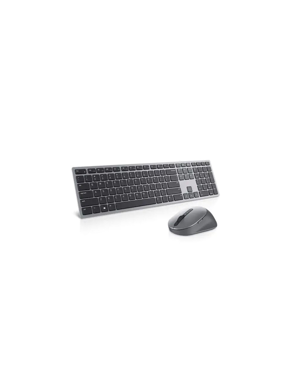 Dell Premier Multi-Device Keyboard and Mouse KM7321W Wireless, Batteries included, RU, Titan grey