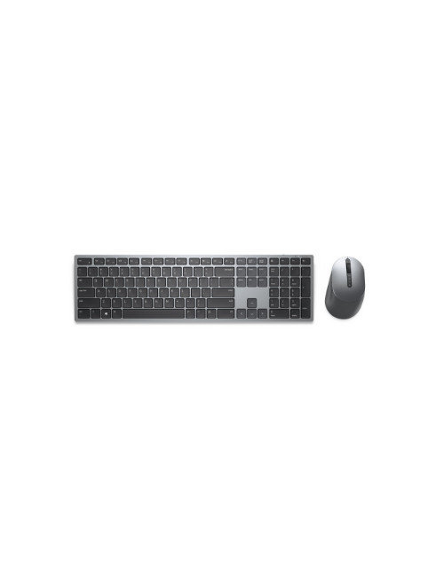 Dell Premier Multi-Device Keyboard and Mouse KM7321W Wireless, Batteries included, RU, Titan grey