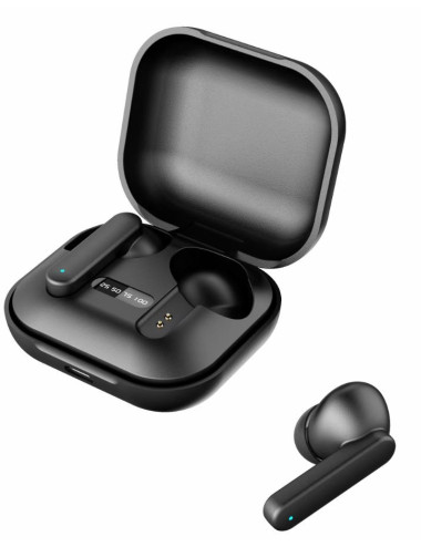 Gembird TWS Earbuds FitEar-X100B Wireless, Bluetooth, In-Ear, Black