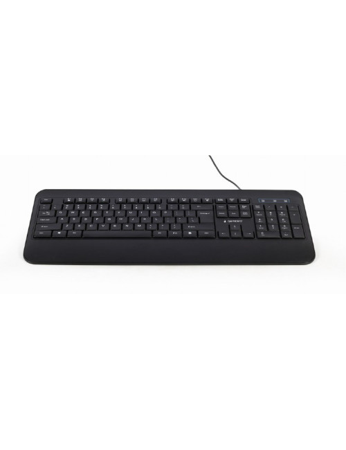 Gembird Multimedia Keyboard KB-UML-03 Wired, US, Black