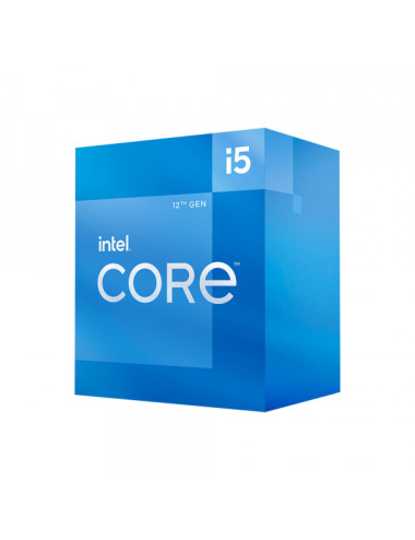 Intel i5-12400, 2.5 GHz, LGA1700, Processor threads 12, Packing Retail, Processor cores 6, Component for PC