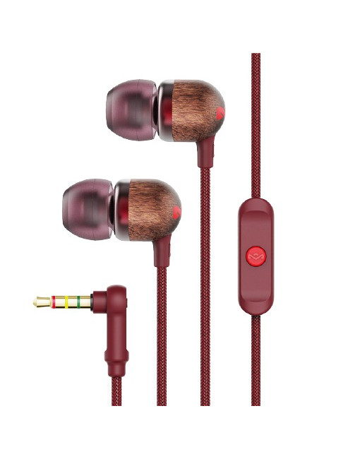 Marley Earbuds Smile Jamaica Built-in microphone, Wired, In-Ear, Red