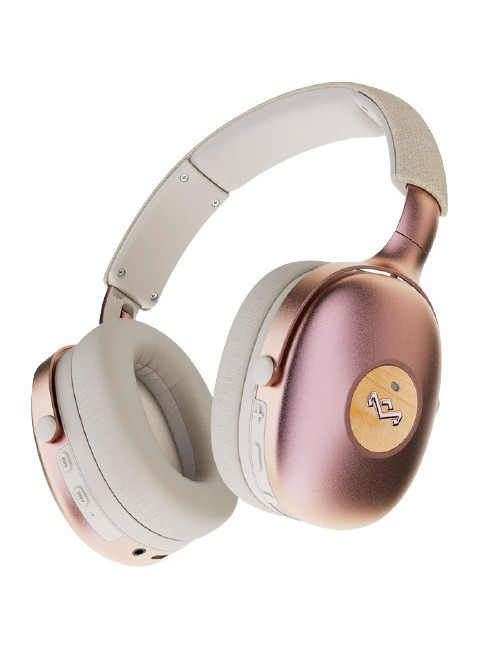 Marley Headphones Positive Vibration XL Built-in microphone, ANC, Wireless, Over-Ear, Copper