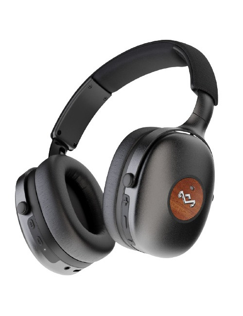 Marley Positive Vibration XL ANC Headphones, Over-Ear, Wireless, Microphone, Signature Black