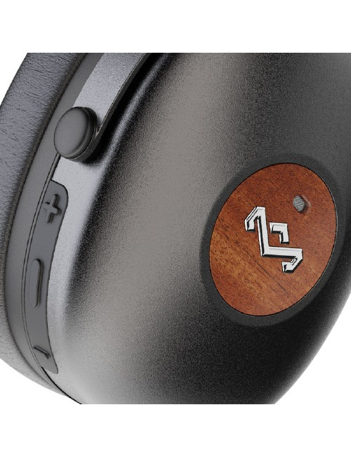 Marley Positive Vibration XL ANC Headphones, Over-Ear, Wireless, Microphone, Signature Black