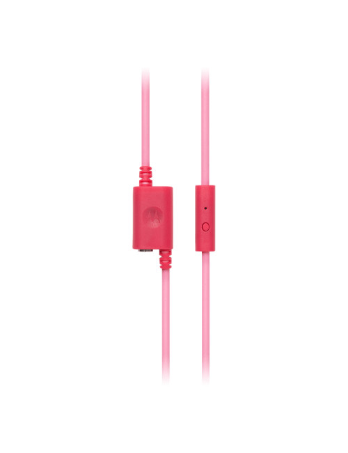 Motorola Kids Wired Headphones Moto JR200 Built-in microphone, Over-Ear, 3.5 mm plug, Pink