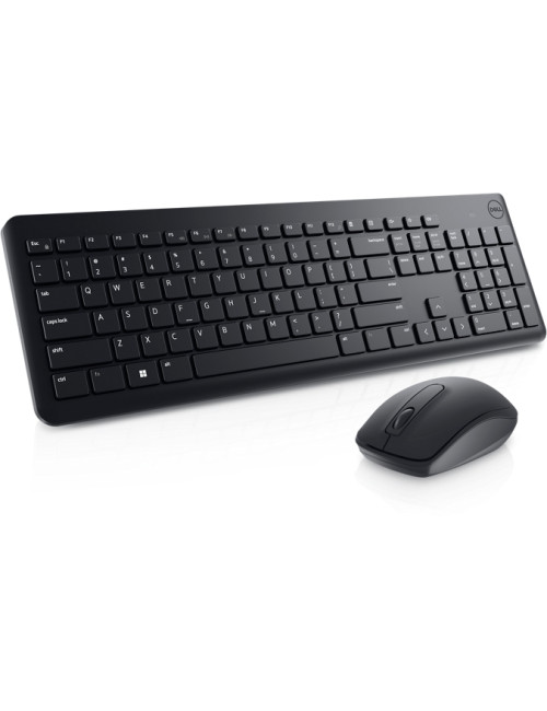 Dell Keyboard and Mouse KM3322W Keyboard and Mouse Set, Wireless, Batteries included, US, Black