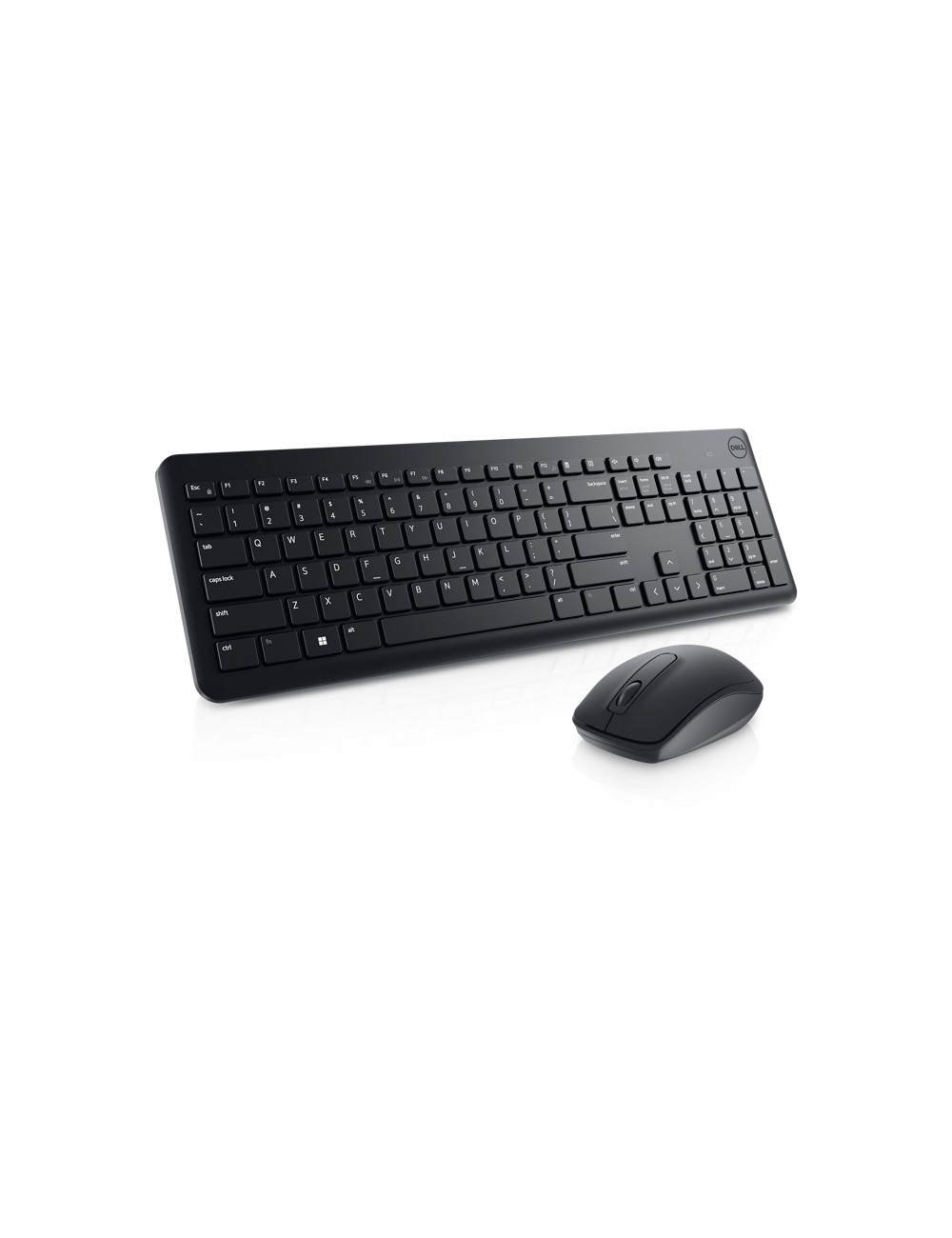 Dell Keyboard and Mouse KM3322W Keyboard and Mouse Set, Wireless, Batteries included, EE, Black