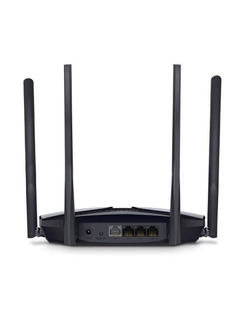 Mercusys Dual-Band Wi-Fi 6 Router MR80X AX3000 802.11ax, 2402+574 Mbit/s, Ethernet LAN (RJ-45) ports 3xGigabit LAN, MU-MiMO Yes,