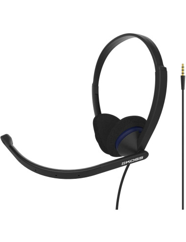 Koss Communication Headsets CS200i On-Ear, Microphone, Noice canceling, 3.5 mm, Black