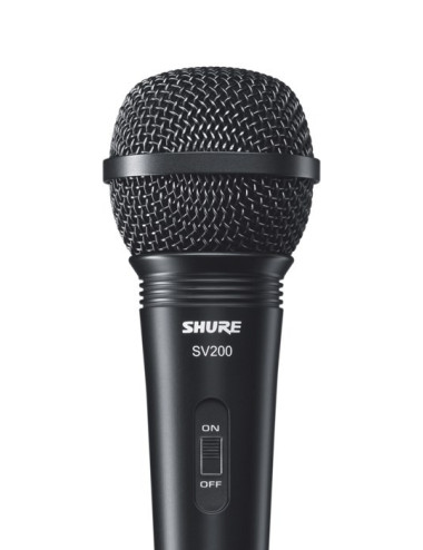 Shure SV200 microphone...