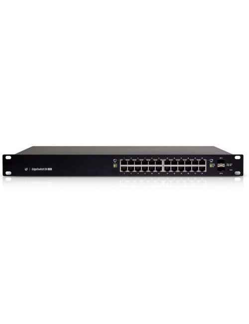 Ubiquiti Switch ES-24-250W Web managed, Rackmountable, 1 Gbps (RJ-45) ports quantity 24, SFP ports quantity 2