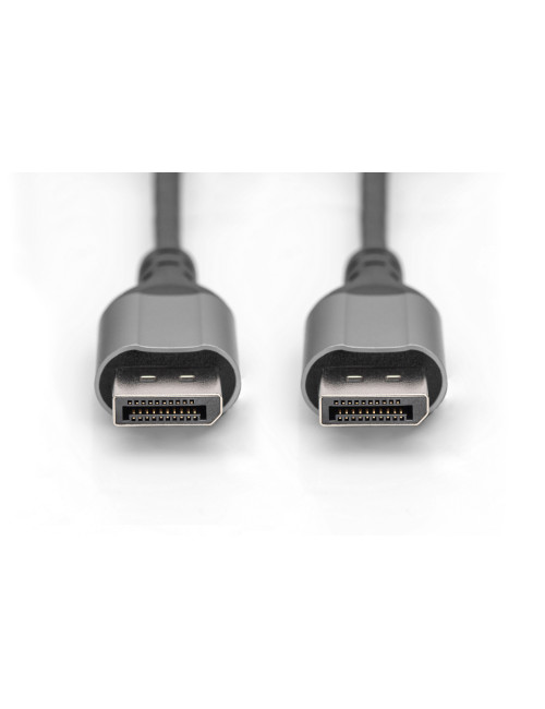 Digitus 8K DisplayPort Connection Cable DB-340105-010-S Black, DisplayPort to DisplayPort, 1 m