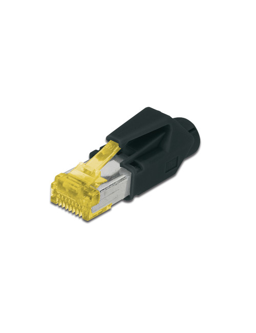 Digitus A-MO6A 8/8 HRS AT 6A modular RJ45 Plug, Hirose TM31 8P8C, shielded, for round cable, incl. hood