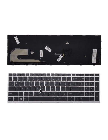 Klaviatūra HP: Elitebook 850 G5 755 G5 ZBook 15u G5 su pašvietimu