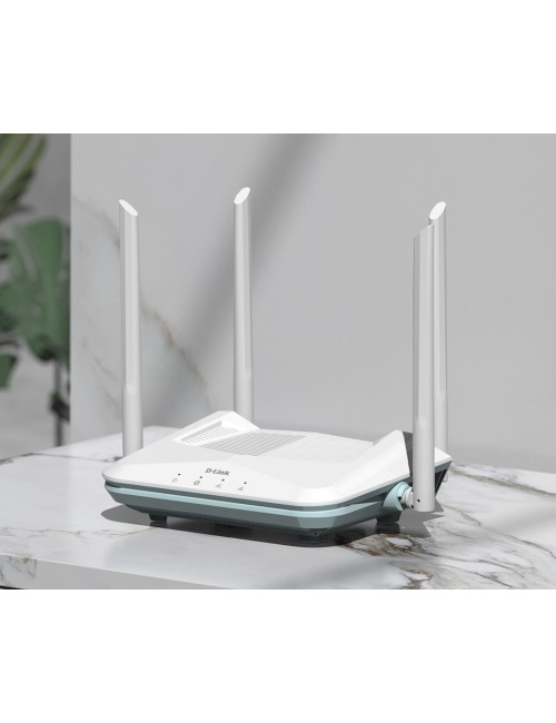 D-Link AX1500 Smart Router R15 802.11ax, 1200+300 Mbit/s, 10/100/1000 Mbit/s, Ethernet LAN (RJ-45) ports 3, Mesh Support Yes, MU