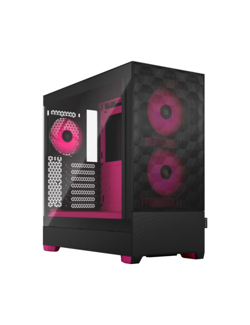 Fractal Design Pop Air RGB Magenta Core TG Clear Tint, ATX, mATX, Mini ITX, Power supply included No