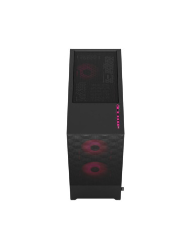 Fractal Design Pop Air RGB Magenta Core TG Clear Tint, ATX, mATX, Mini ITX, Power supply included No